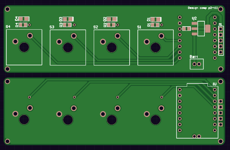 Custom PCB with Cherry-MX switches and ESP32-C3